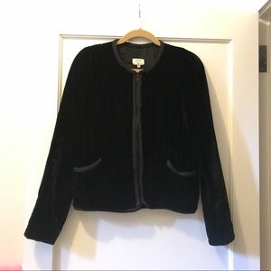 Wilfred Aritzia Velvet Silk Jacket